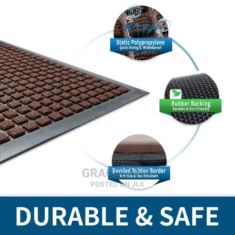 Outdoor Terrace Entry Door Mats Rubber Household Anti-Slip