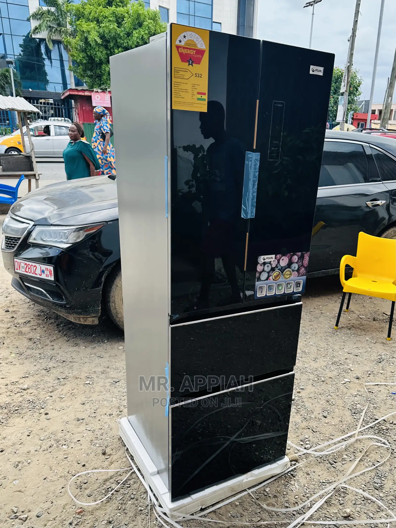 Effective Reliable Pearl 400ltr Fresh Door Fridge on Sale
