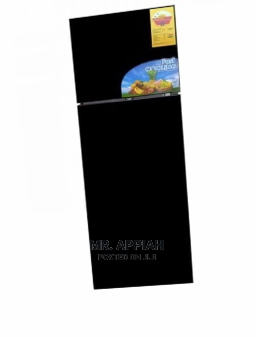 High Quality 420ltr Top Freezer Fridge(Pf-55bg)Black Glass