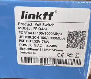 4port Pow Switch 10/100/1000