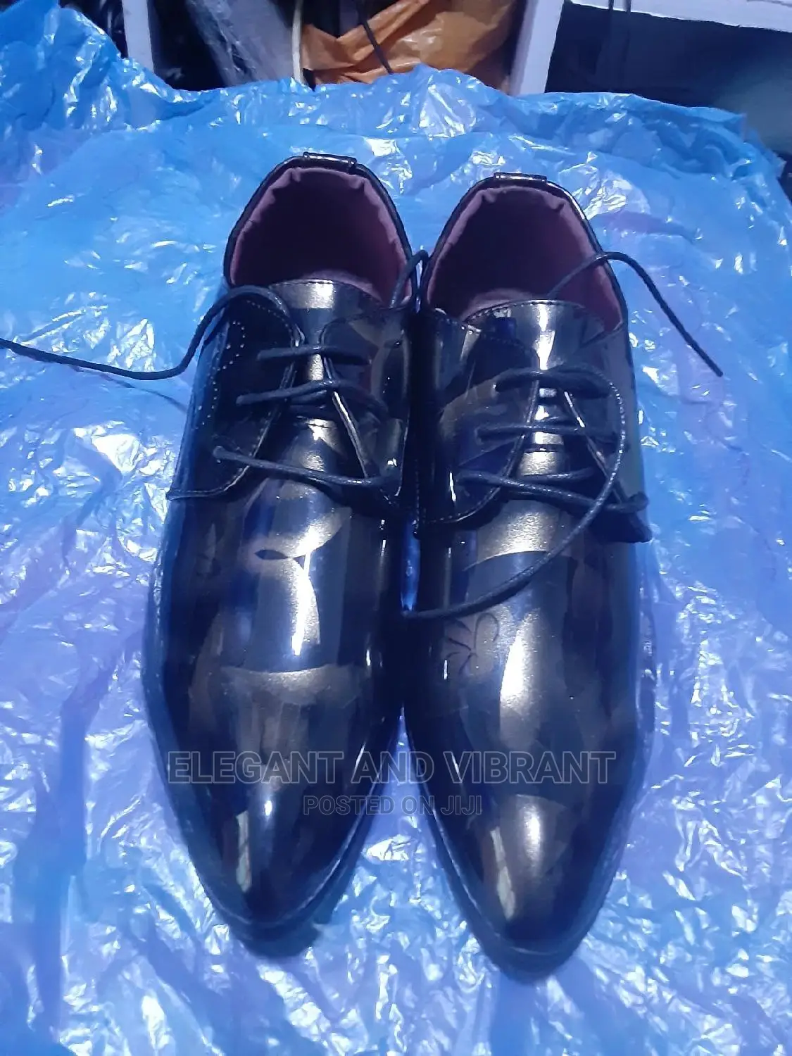 Mens Faux Shoes in Ginger Color