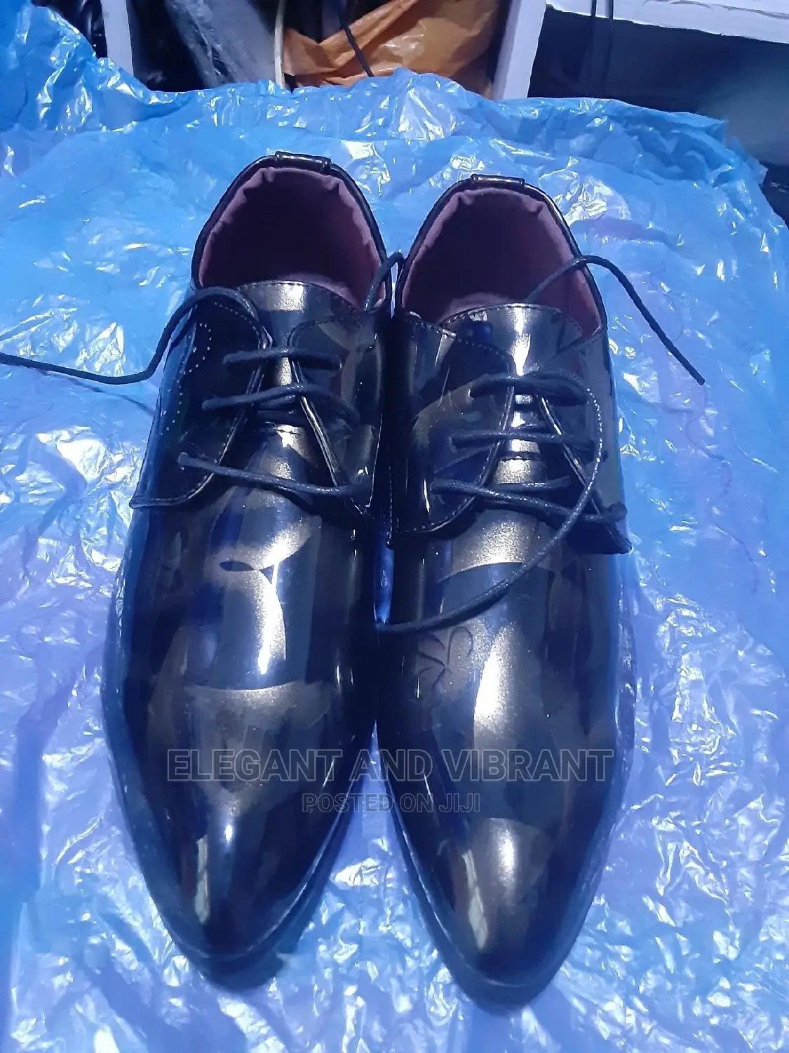 Mens Faux Shoes in Ginger Color
