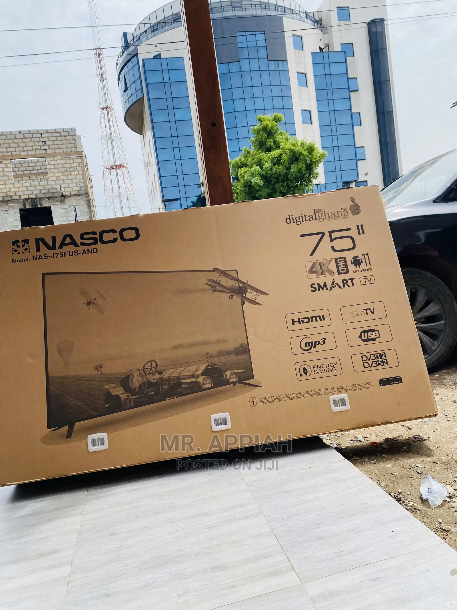 Quality Yet Affordable Nasco 75inch Smart Tv(Nas-J75fus-And)