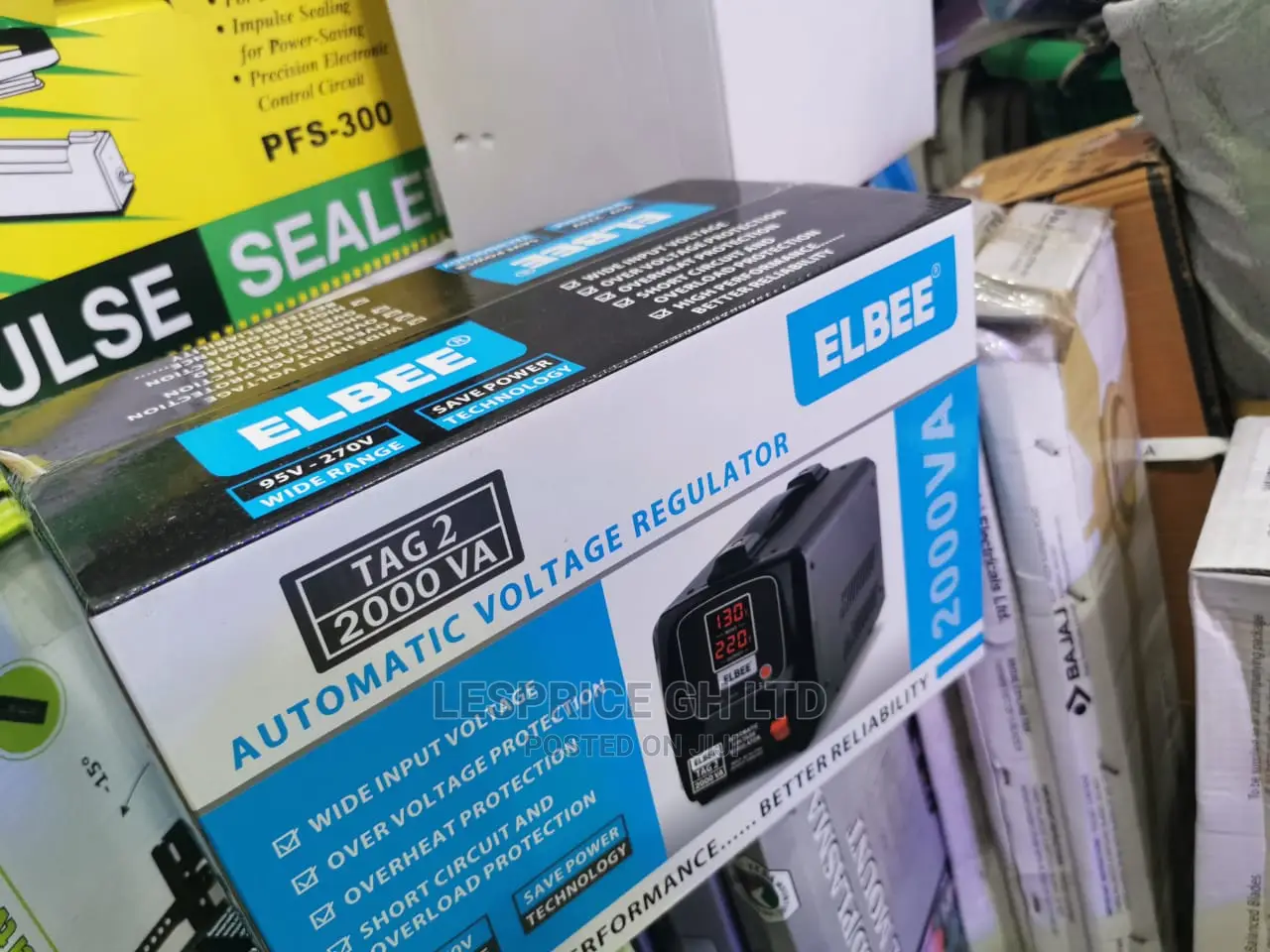 Perfect New Elbee Automatic Voltage Stabilizer 2000W