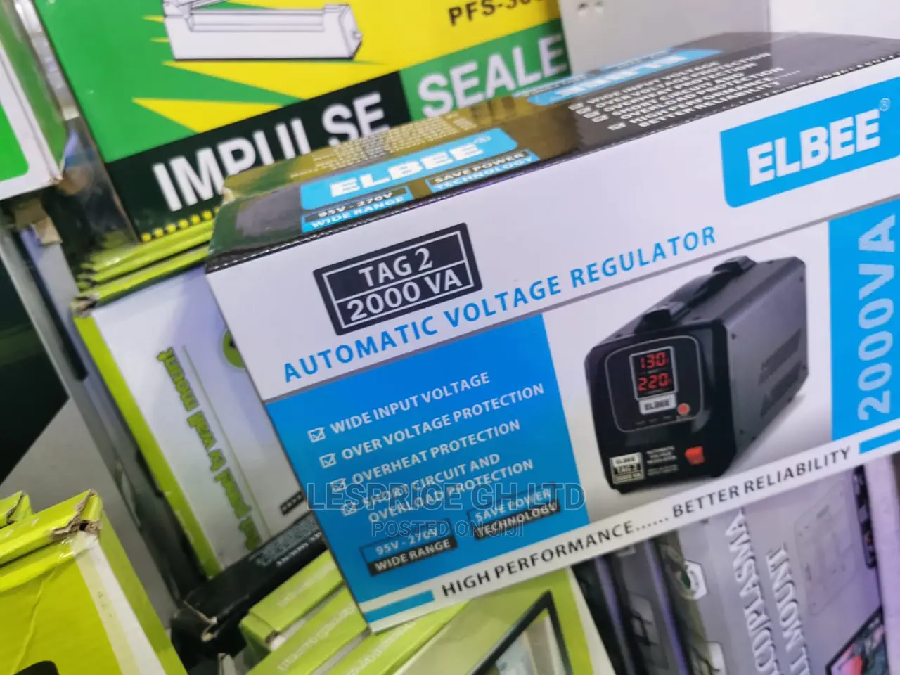 Super Cool Elbee Automatic Voltage Stabilizer 2000W