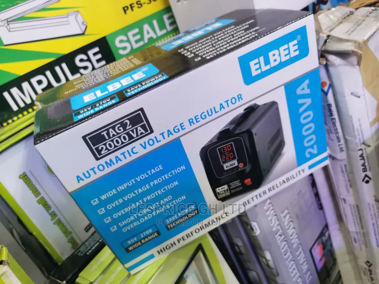Plenty in Stock Elbee Automatic Voltage Stabilizer
