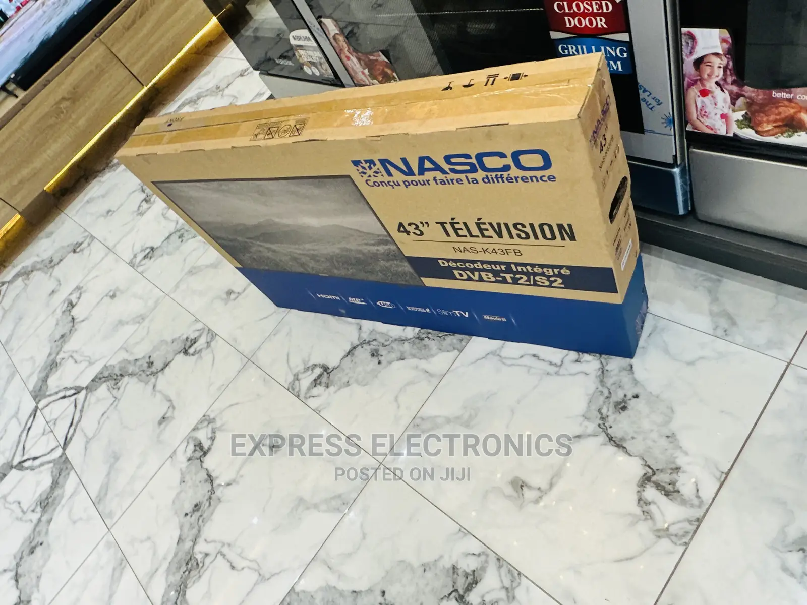 High Quality Pictures Nasco 43”Digital Satellite FHD Tv