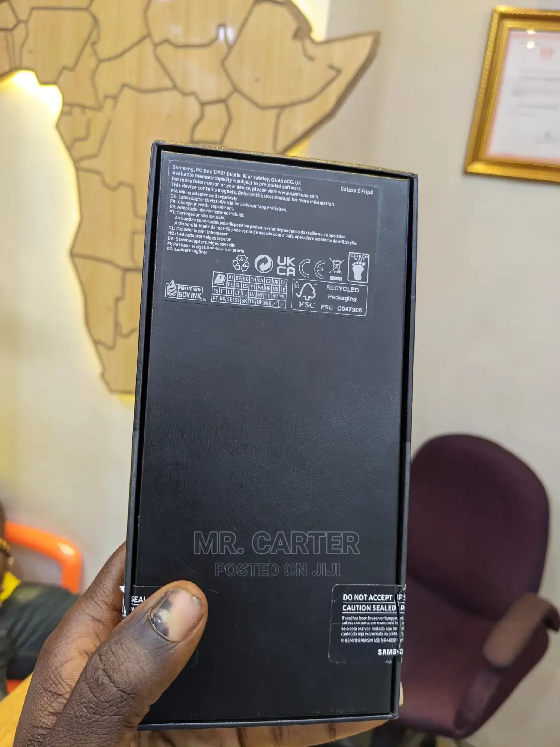 New Samsung Galaxy Z Flip4 128 GB Black