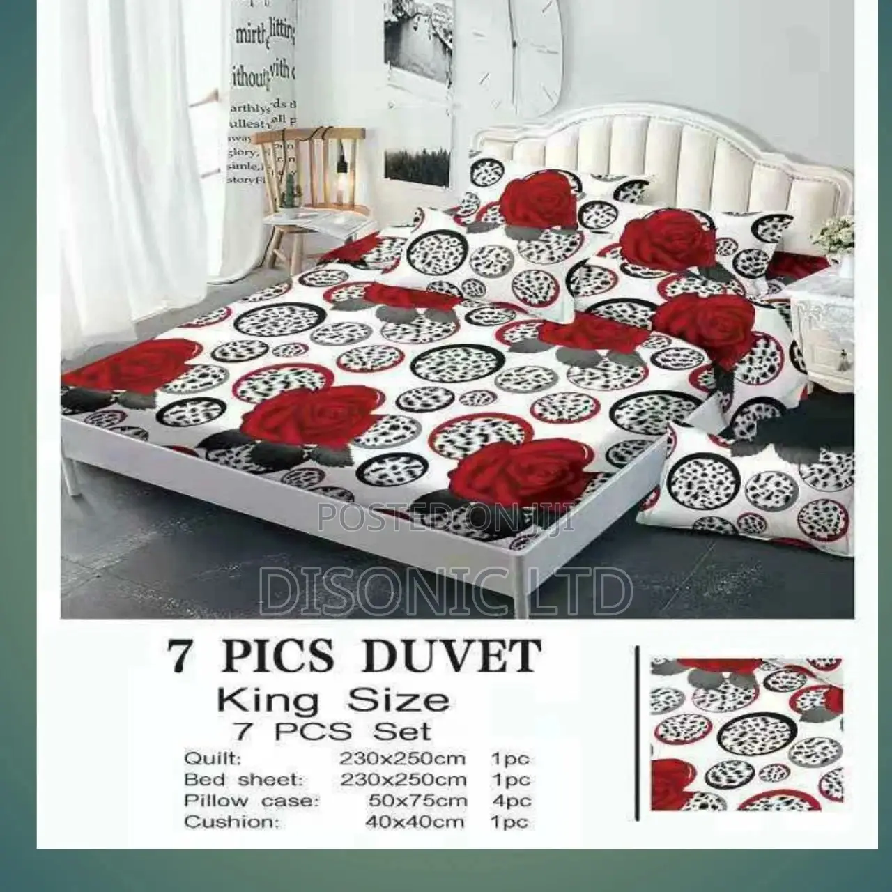 7 Pieces Duvet Kings Size