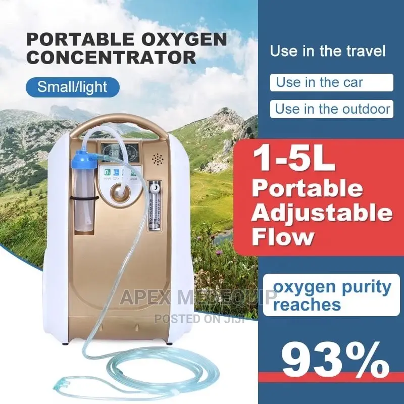 5L Portable Medical Grade Oxygen Concentrator (Omnicare-Usa)