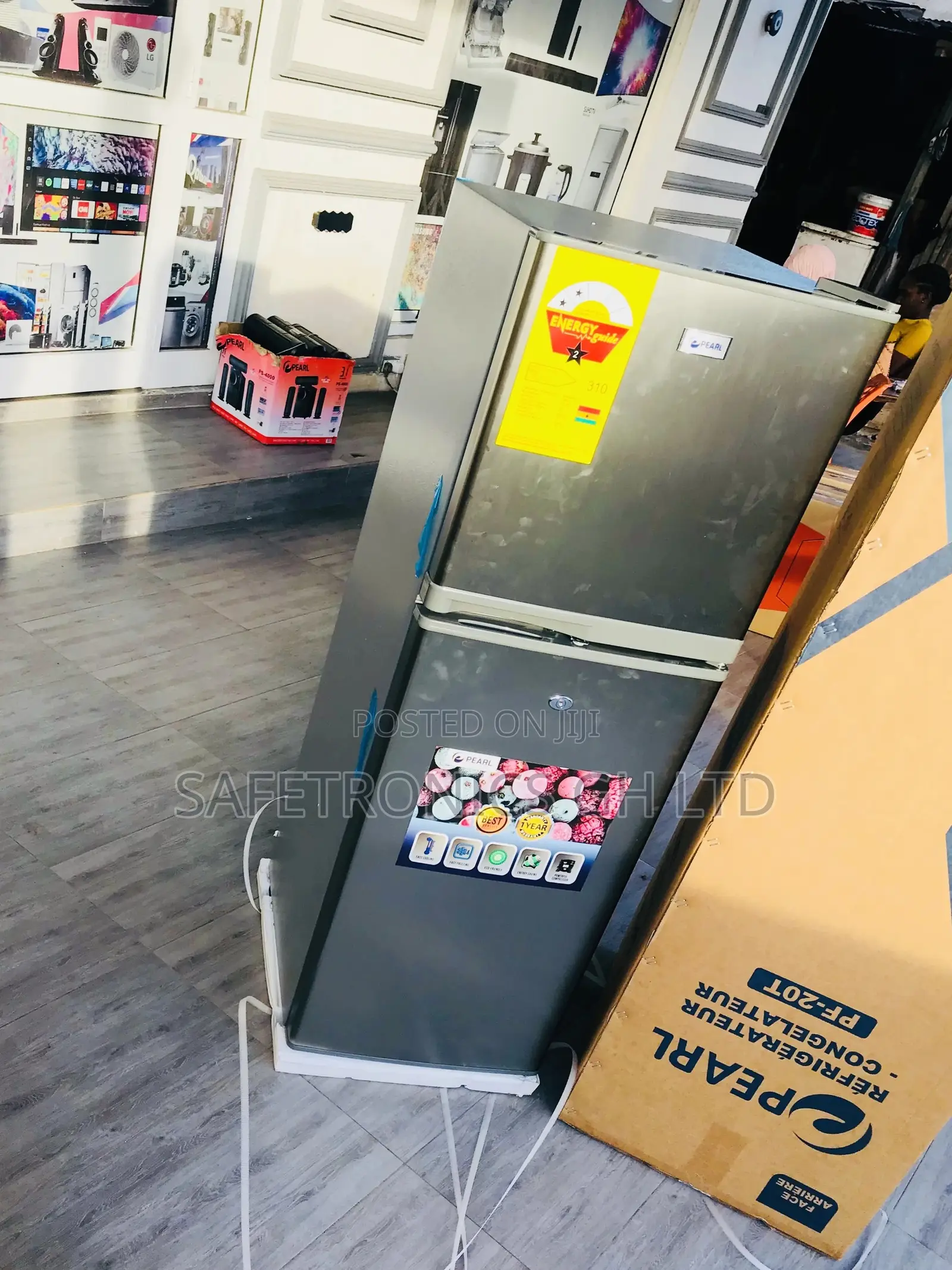Pearl Adjustable 138L Refrigerator Double Door PF-20T 