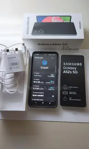 New Samsung Galaxy A52s 5G 128 GB Black