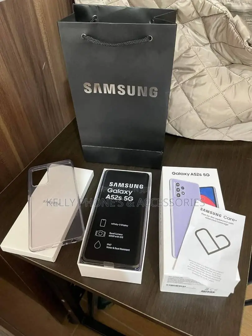 New Samsung Galaxy A52s 5G 128 GB Black
