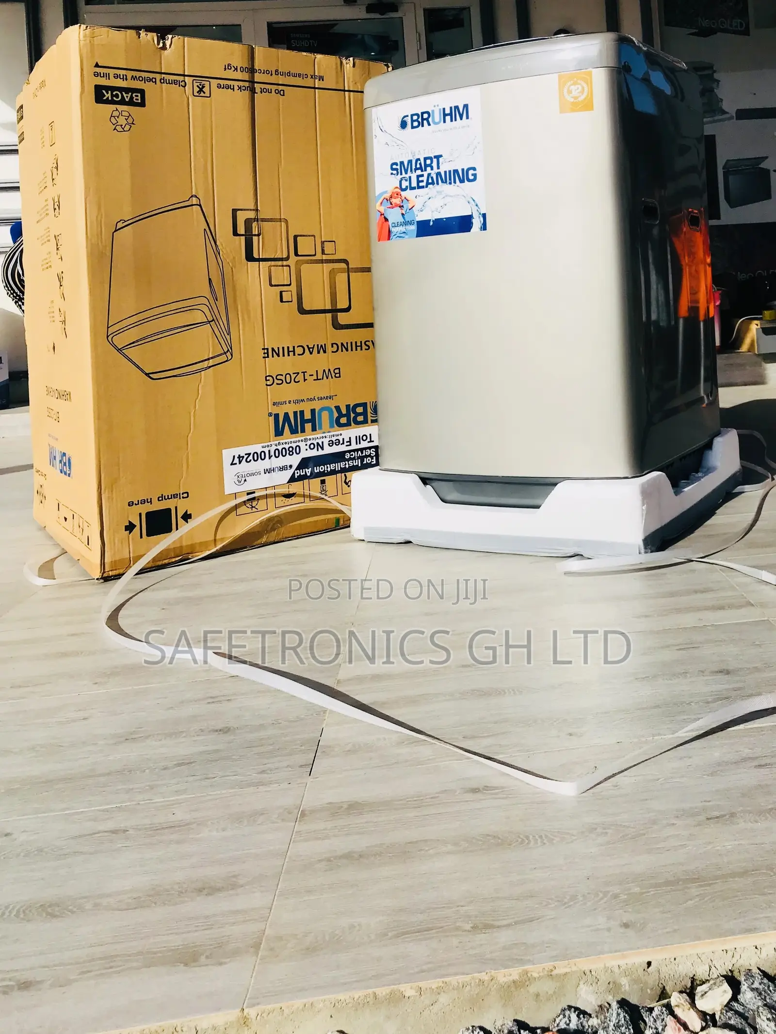 Best Bruhm 12kg Washingmachine Topload 