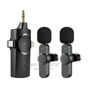 3in1 Wireless Lavalier Lapel Microphone