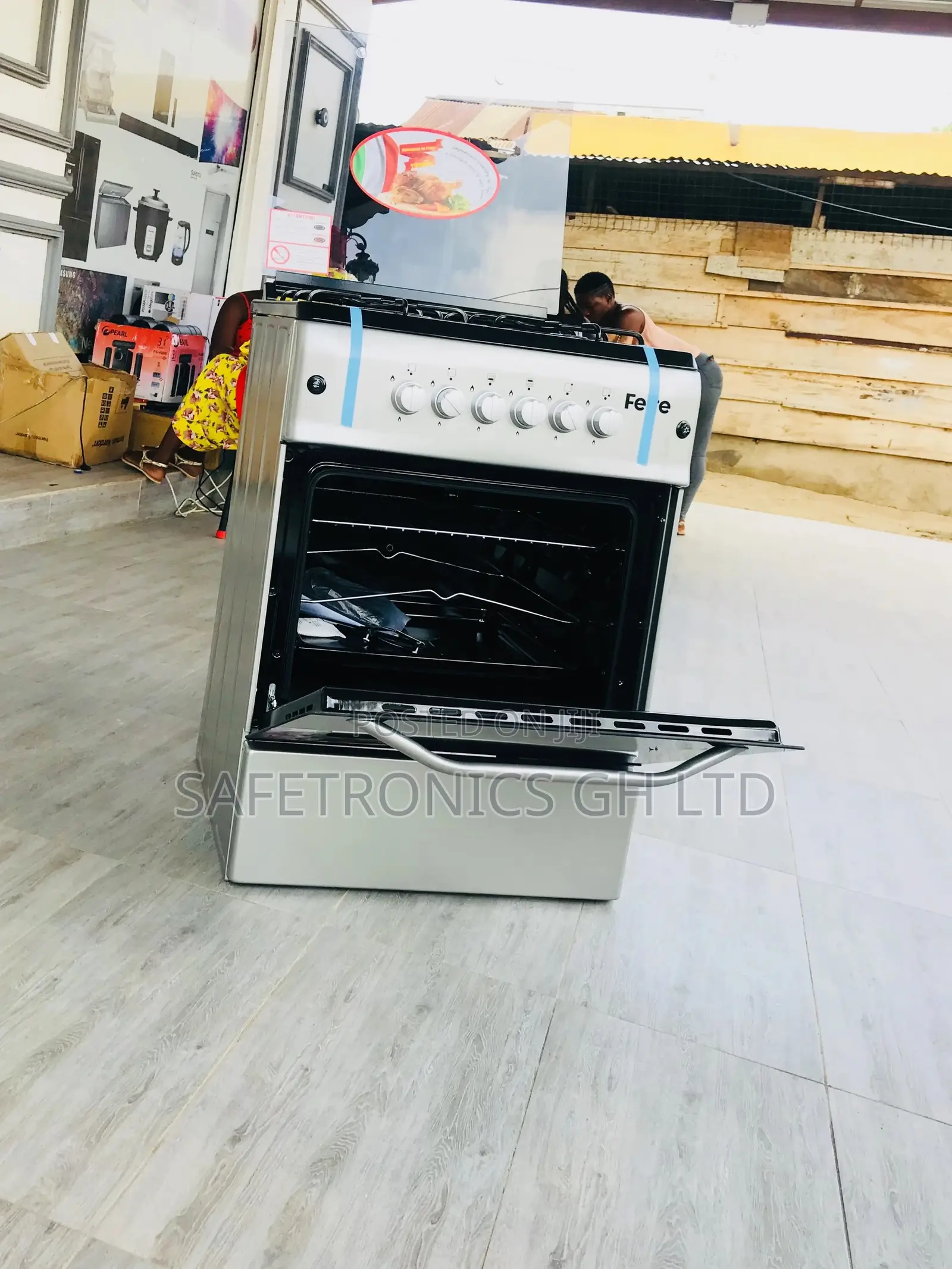 Great 50x55 Cooker 4 Gas Burner Oven Grill Ferre 
