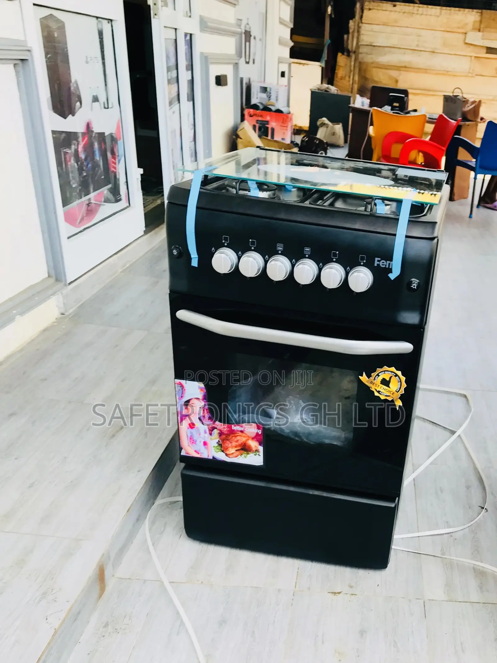 Quality 50x55 Oven With Grill 4 Gas Burner Ferre 
