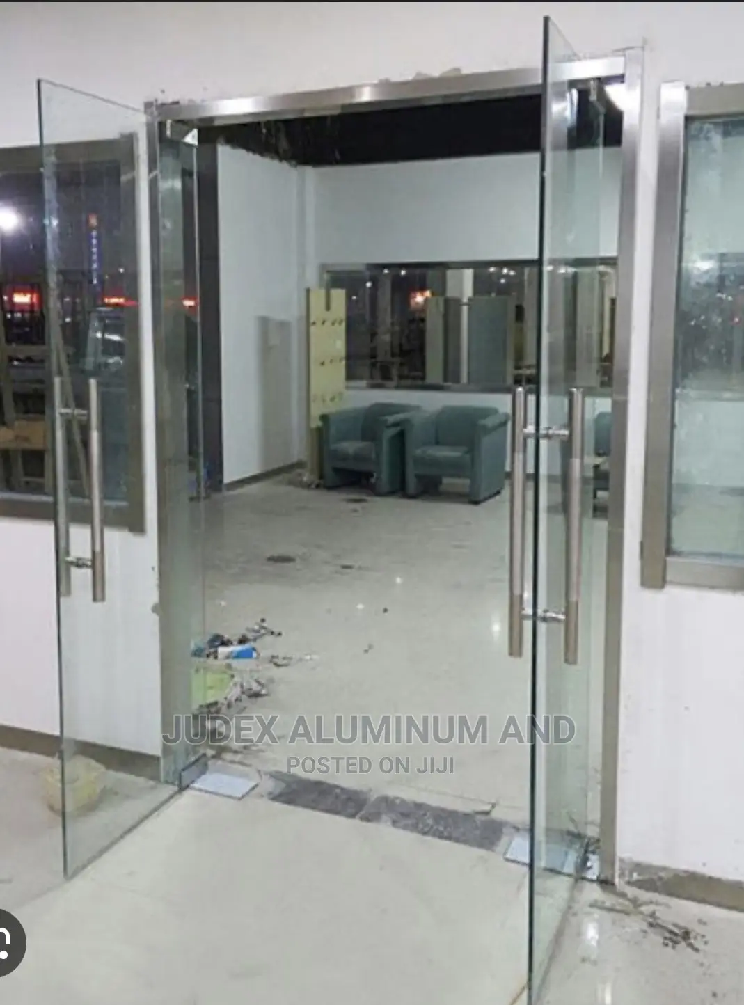 Entrance Frameless Doors