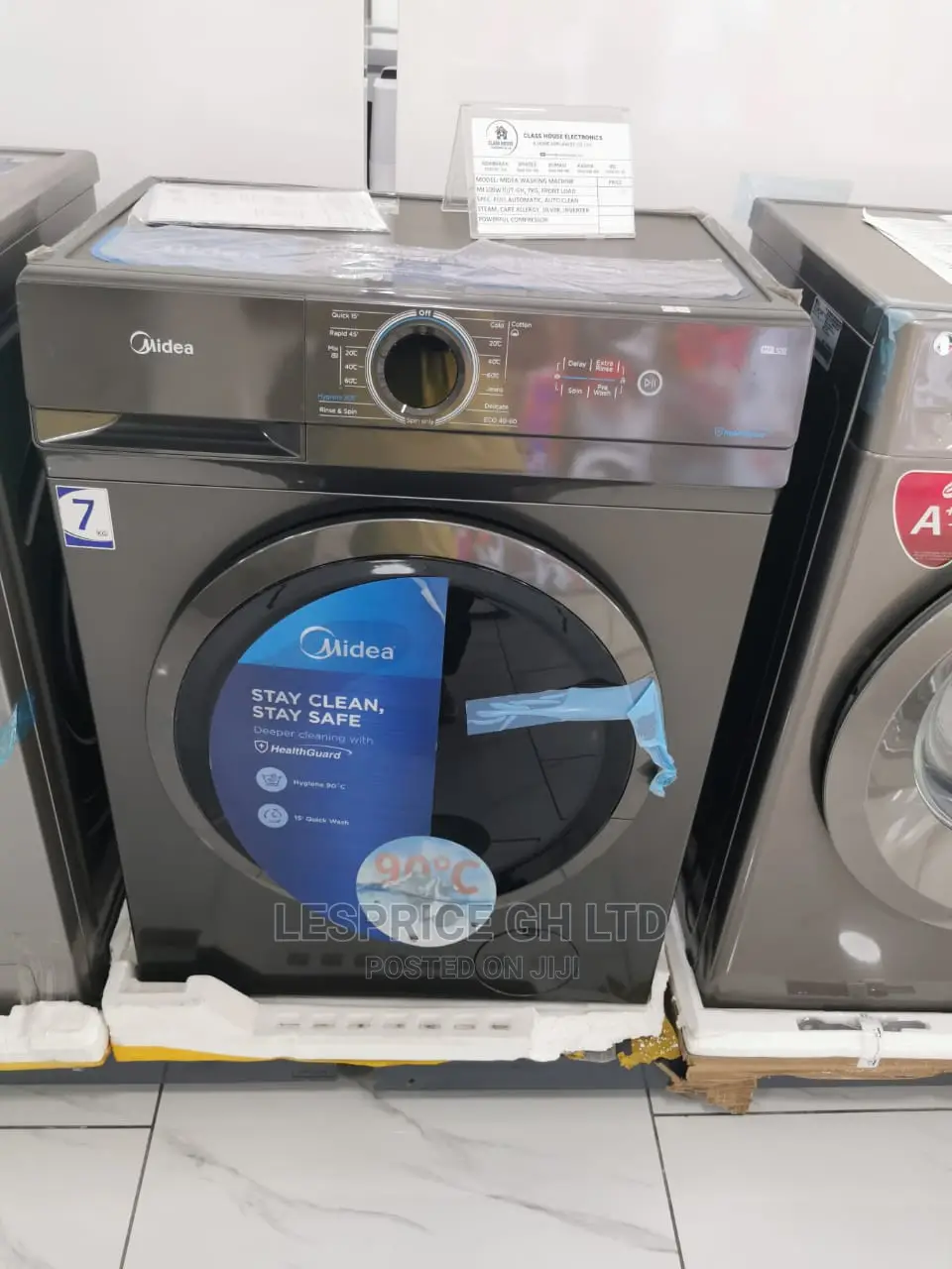 Exclusive Midea Washing Machine Front Load 7kg