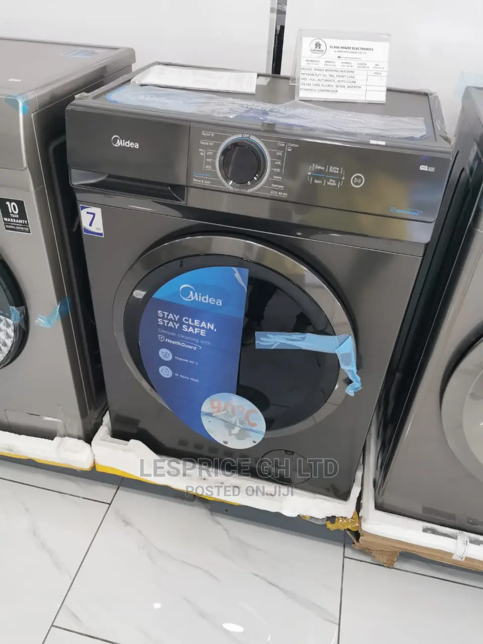 Available Now Midea Washing Machine Front Load 7kg