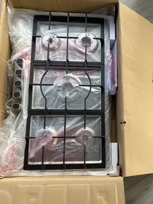 Durable Stainless Steel Flat Design Midea 5 Gas Hob Burner.