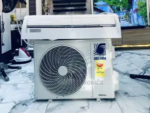 Auto Blow Function Split R410 Bruhm 1.5hp White Ac