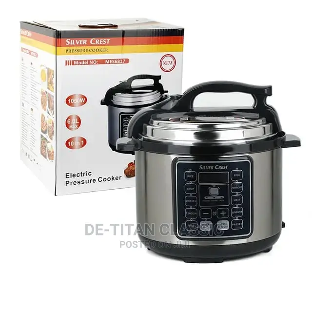10IN1 Silver Crest Electric Pressure Cooker