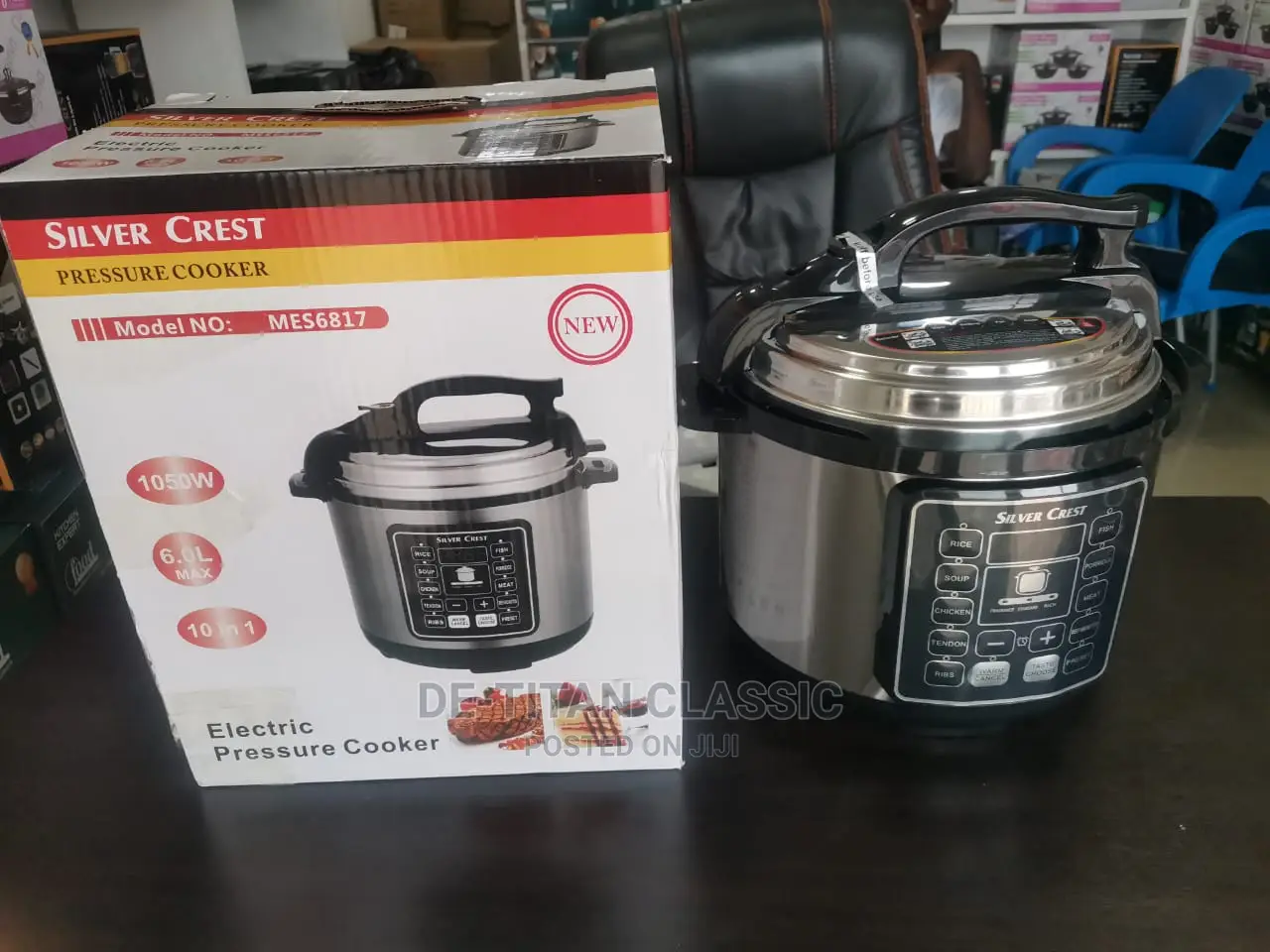 10IN1 Silver Crest Electric Pressure Cooker