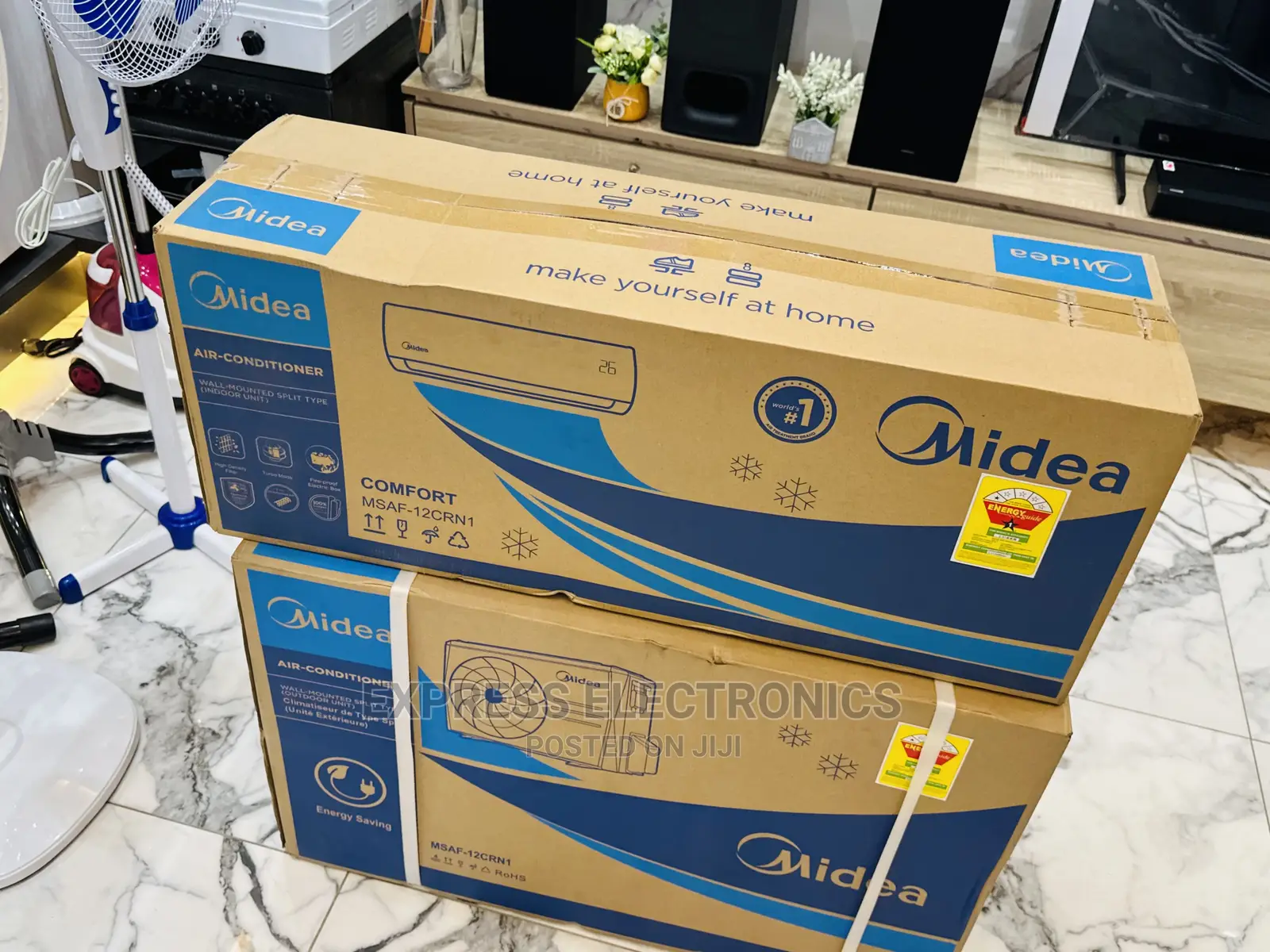 2.5hp Split Inverter Auto Blow Function Midea AC
