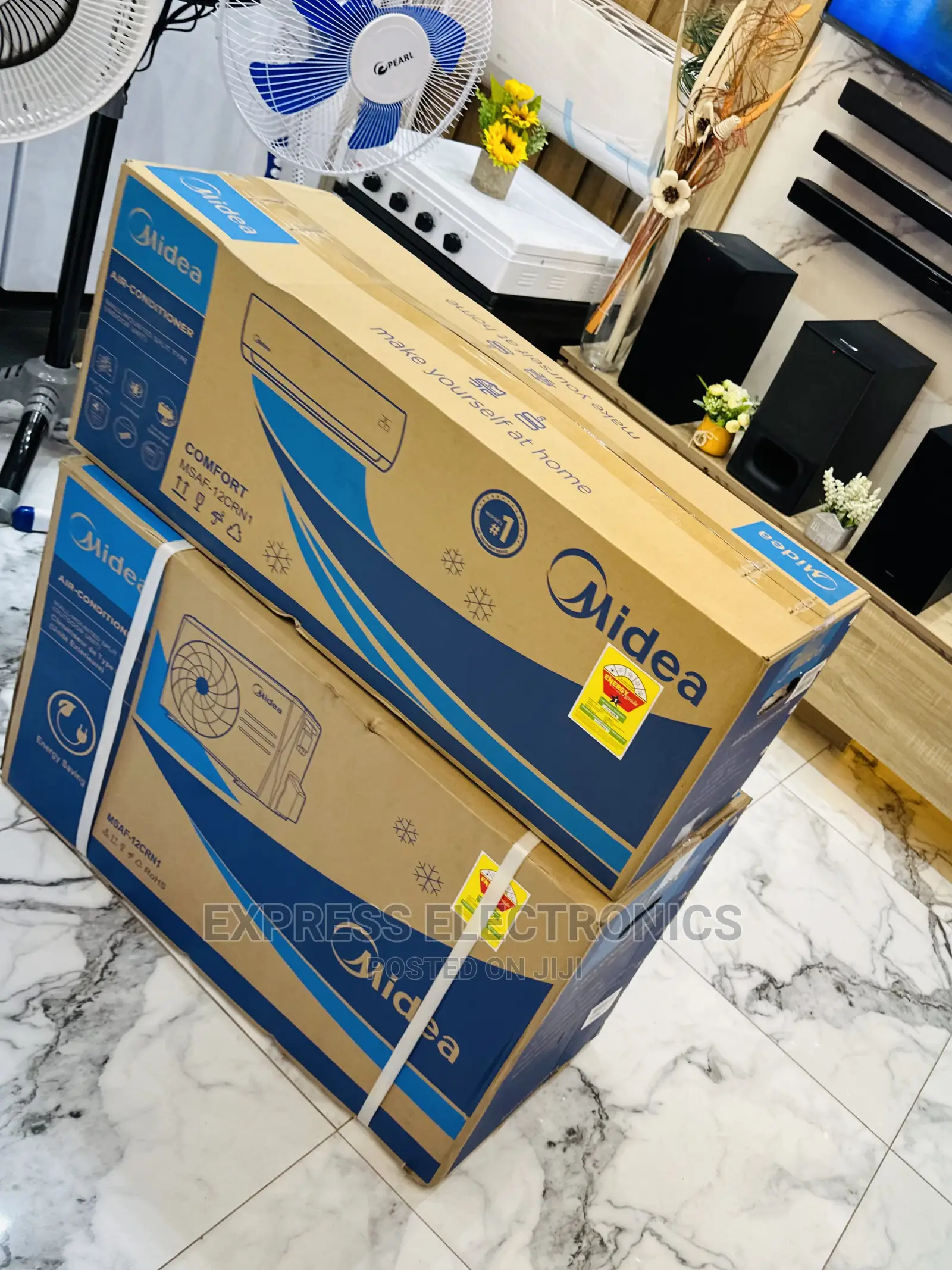 1.5hp Inverter Midea Split Auto Blow Function White