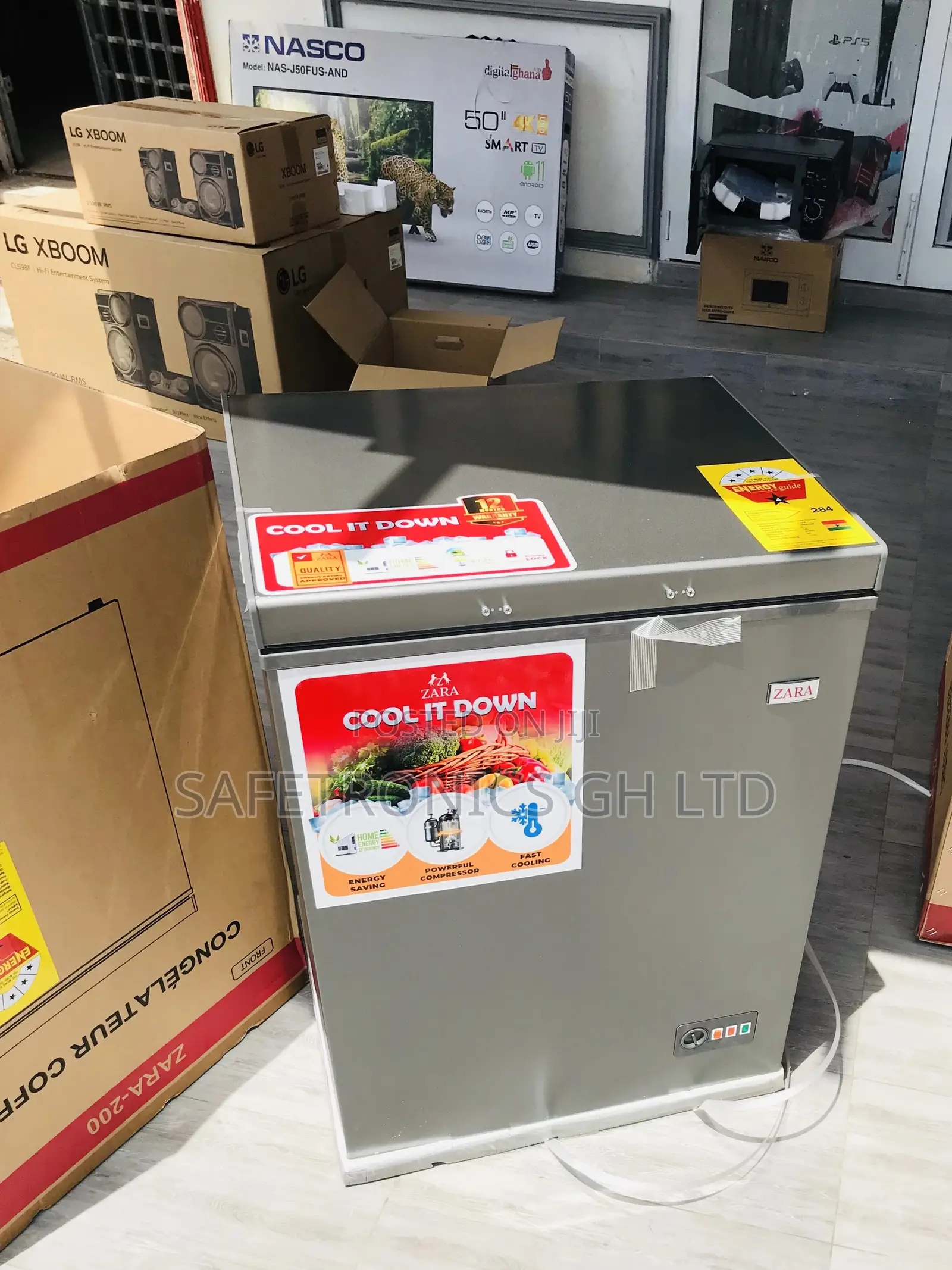 Unique Zar-200 Chest Freezer 142liters Single Door 