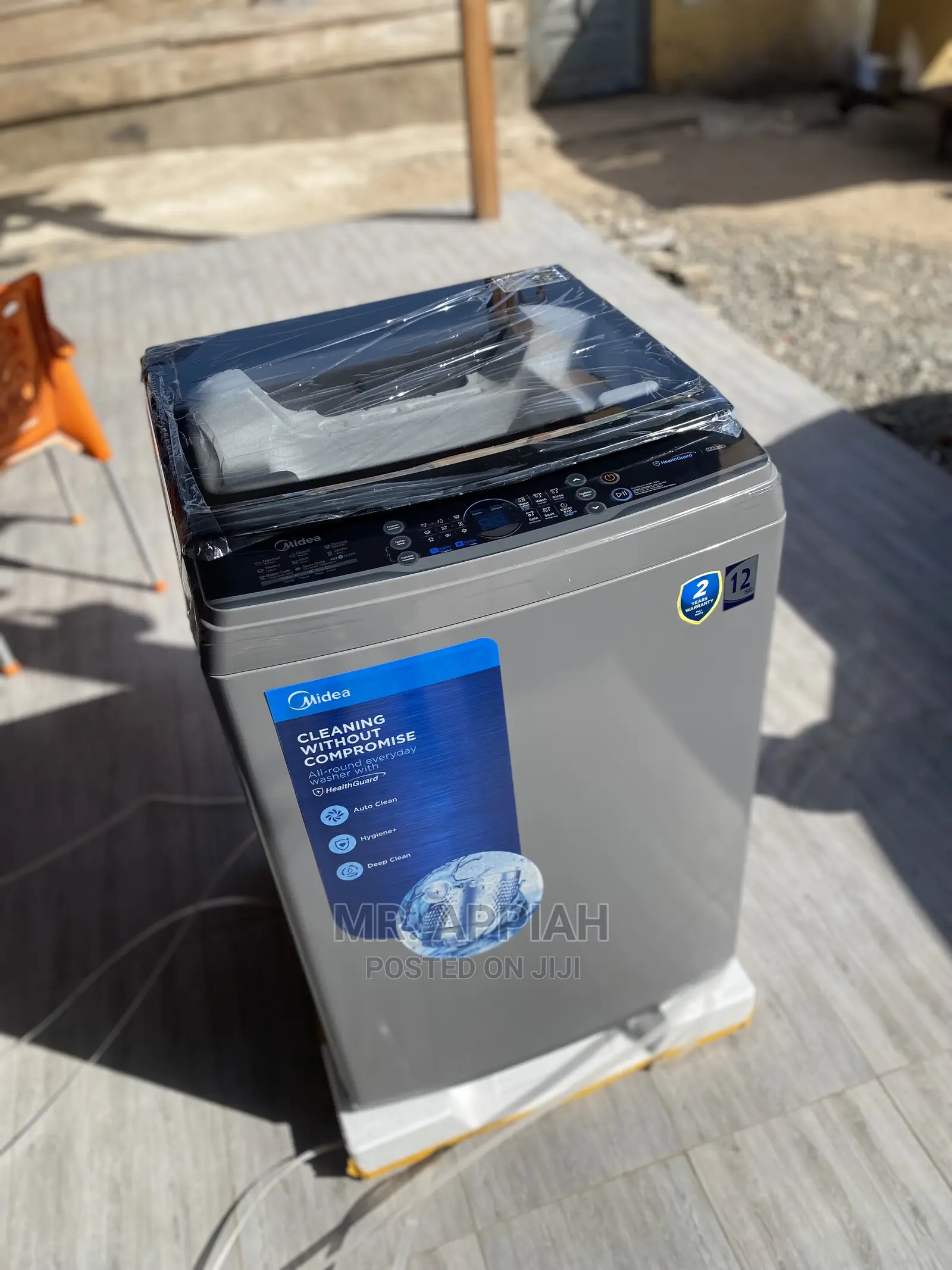 (MA200W120/G)Super Powerful Midea 12kg Toploadwashingmachine