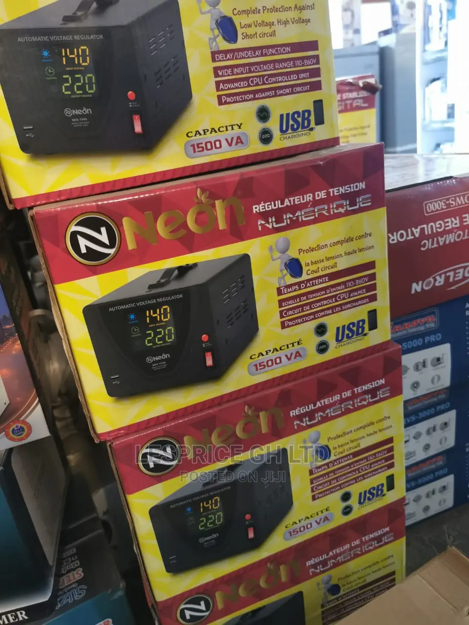 Good Neon Digital Voltage Stabilizer 2000W