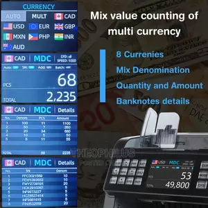 Money Counting Machine Mixed