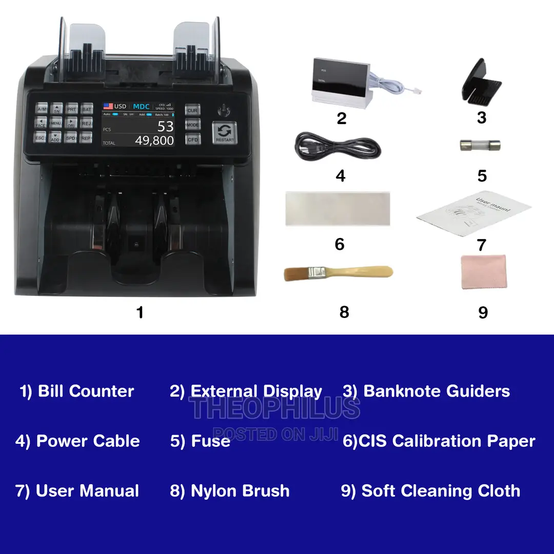 Money Counting Machine Mixed