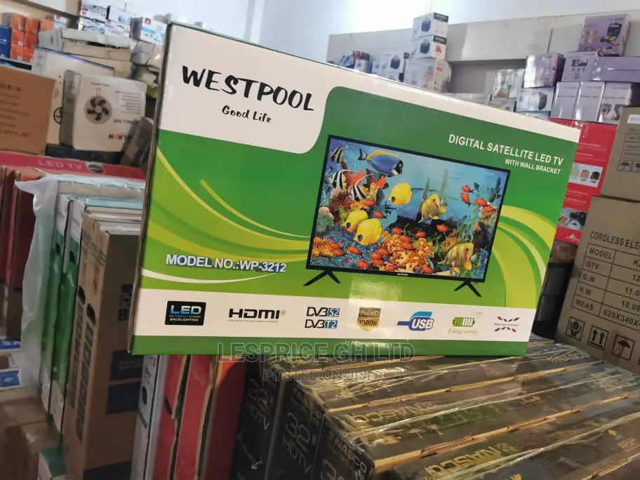 Quality West Pool Satellite Digital Tv 32 inchs