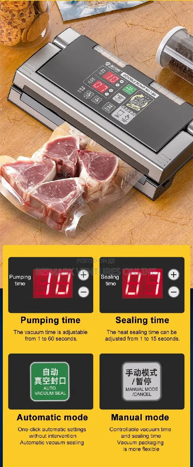 40cm Vacuum Sealing Machine With Double Pump Nozzle