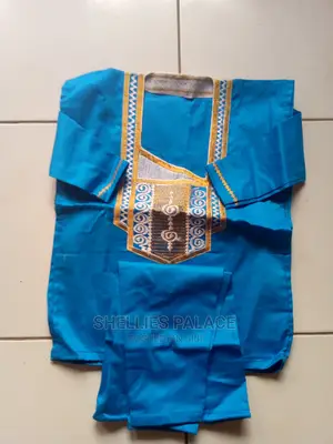 1 - 2 Yrs African Embroidery Trouser Wear Set for Boys