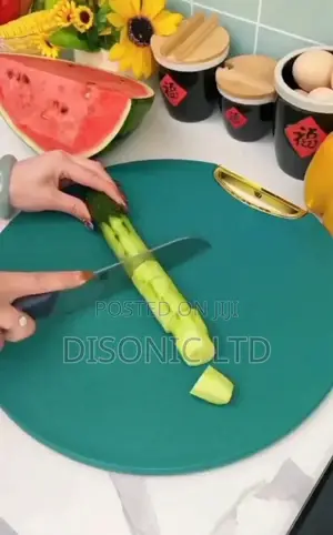 Green Antibacterial Silicone Chopping Board