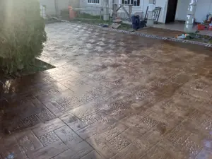 Wood Square (Concrete Stamp)