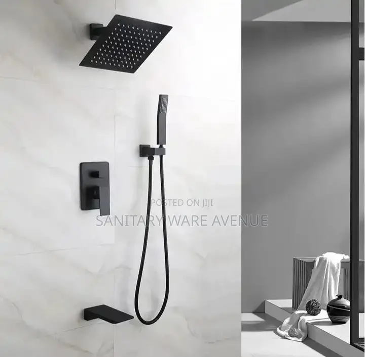 Concealed Shower _ Inbuilt Black Shower