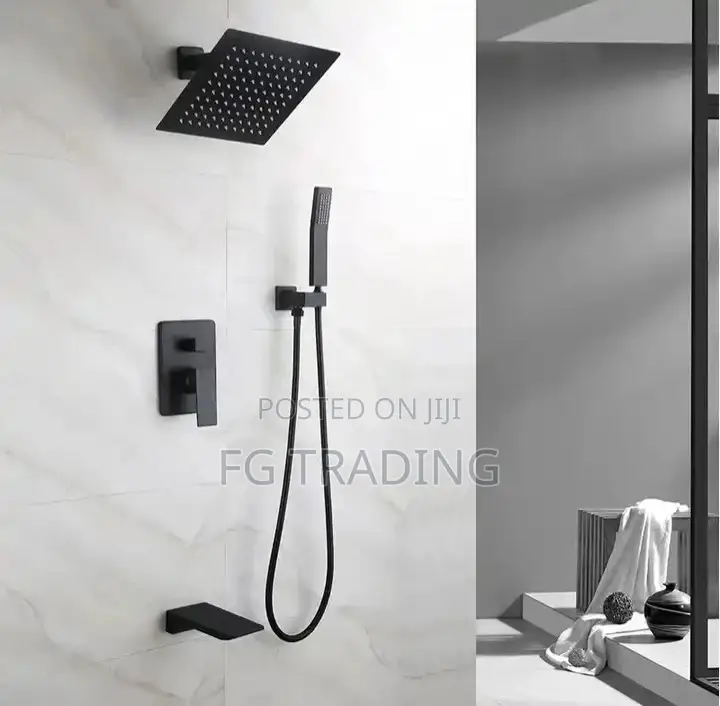 Concealed Shower _ Inbuilt Black Shower