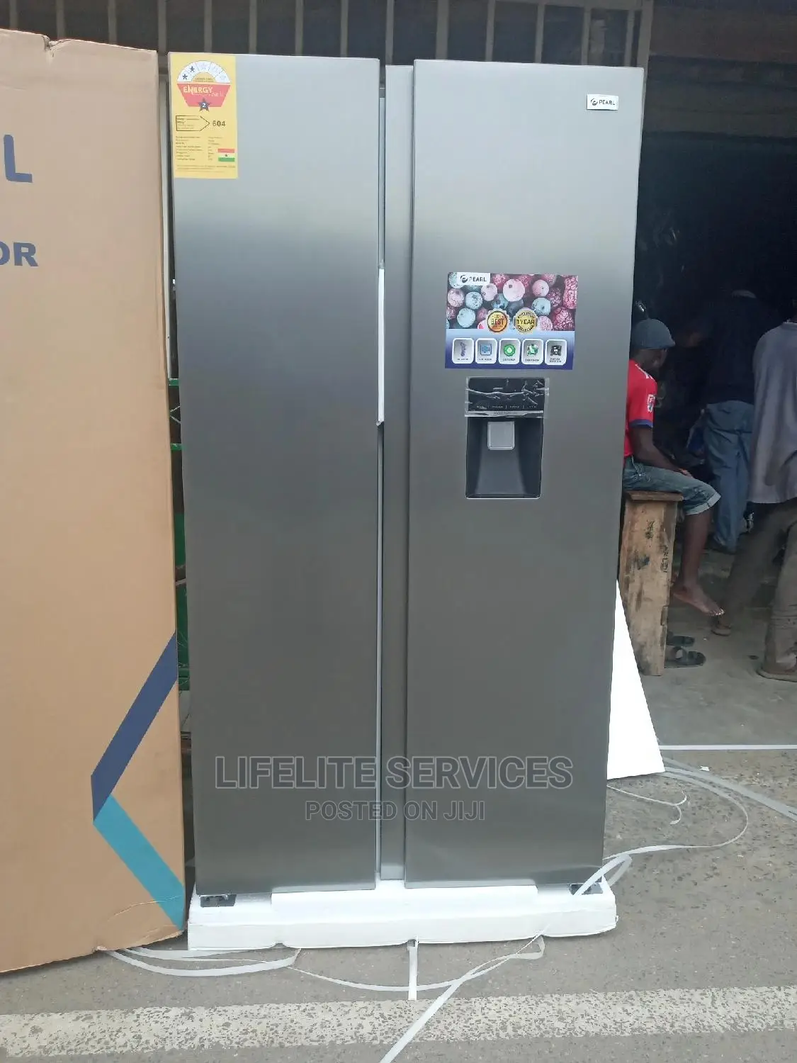Spacious Side by Side Fridge Pearl 436ltrs