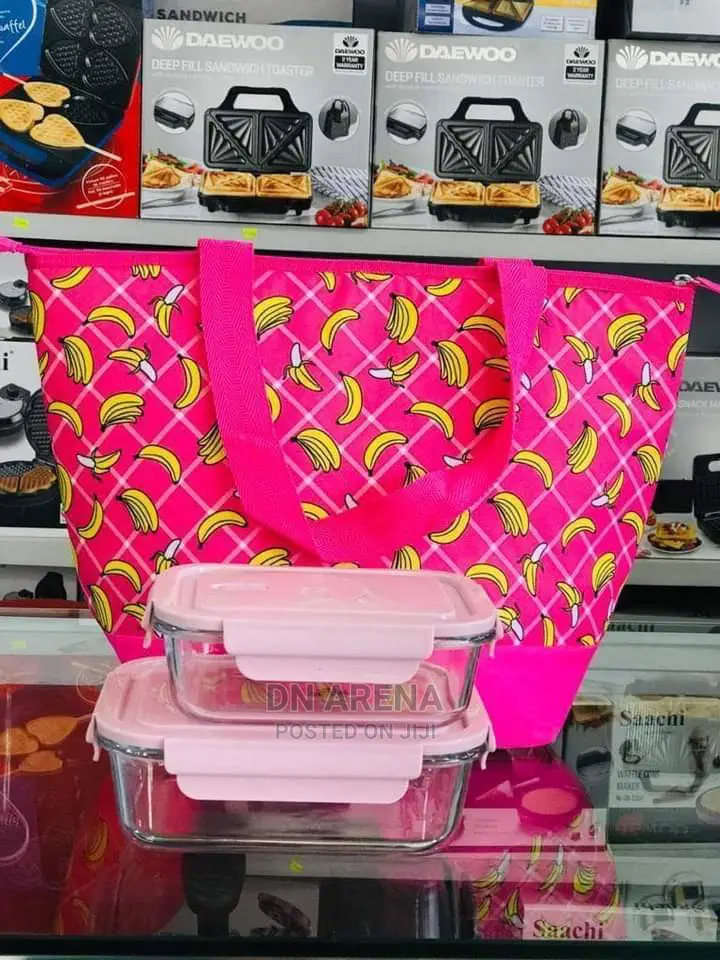Igloo Insulated Lunch Bag With Double Glass Bowls