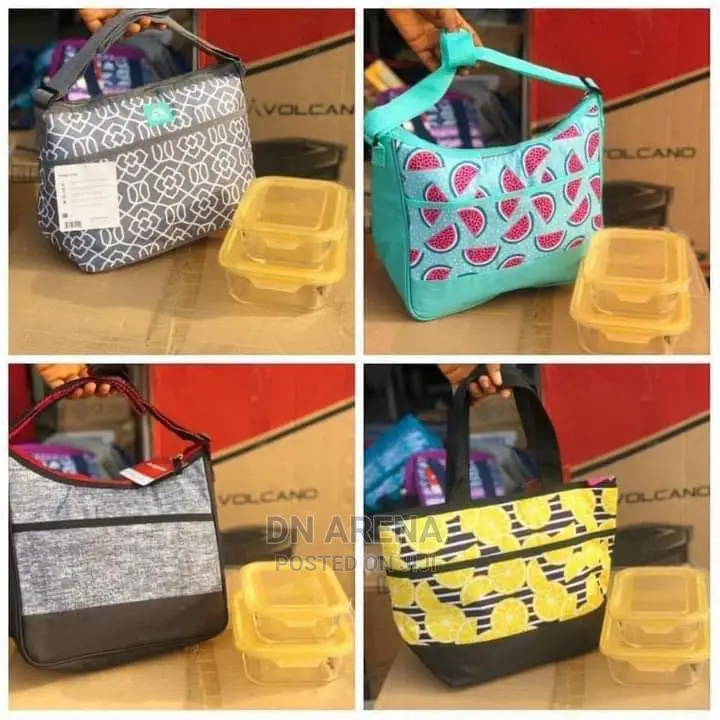 Igloo Insulated Lunch Bag With Double Glass Bowls
