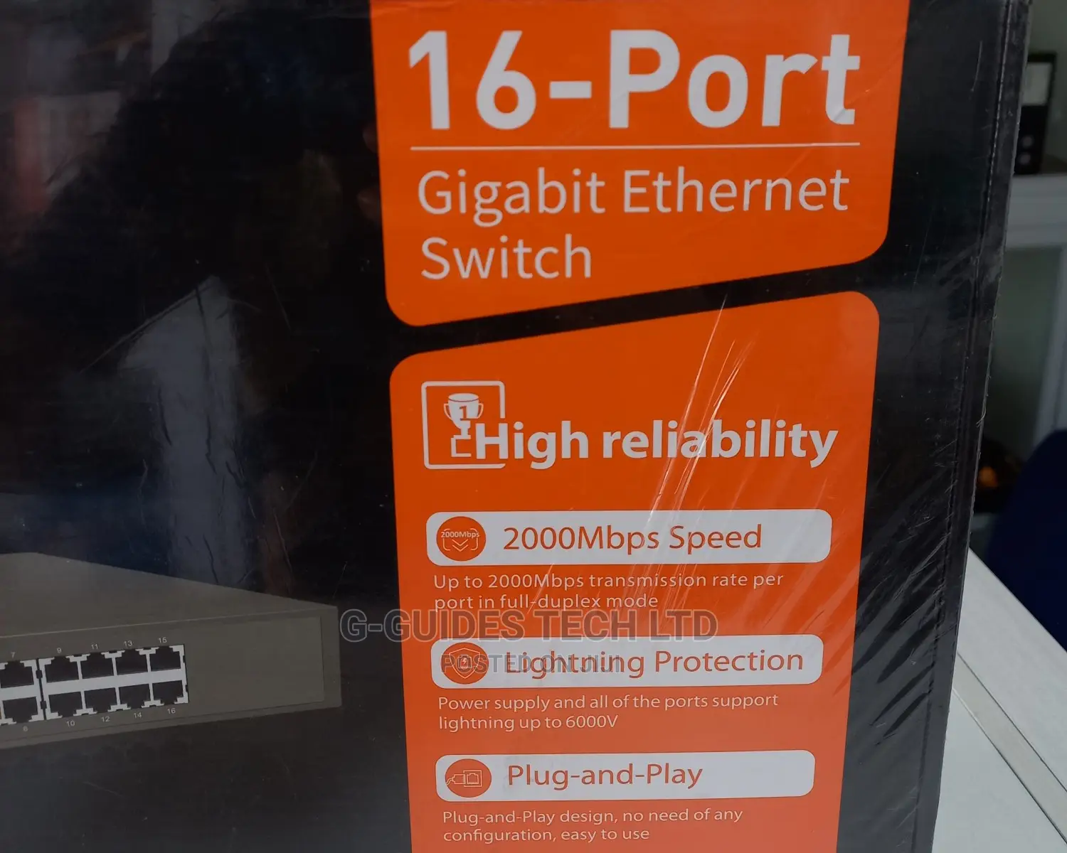 Tenda 16port Gigabit Switch, 16-Port Gigabit Switch