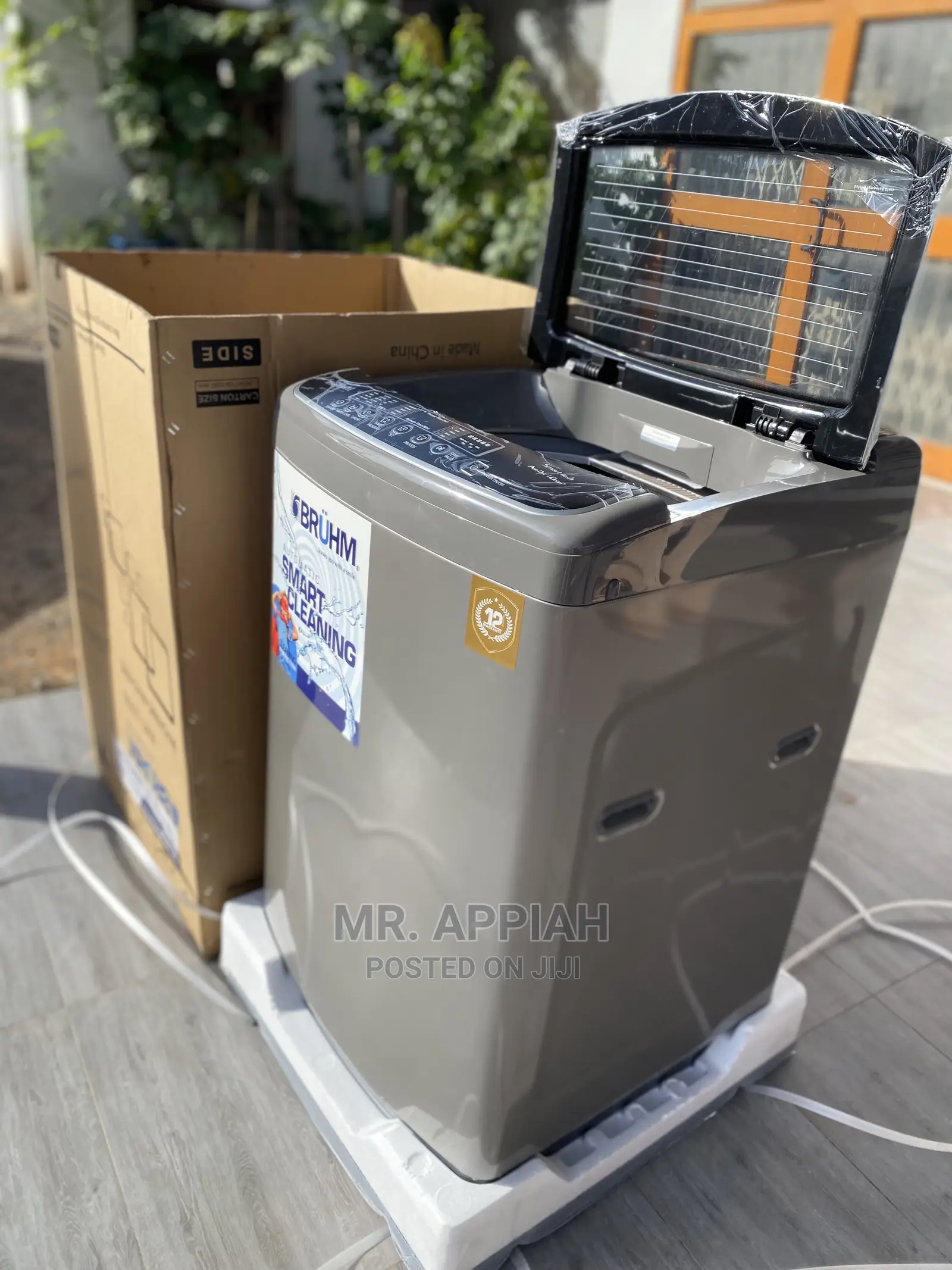 Newly in Stock Bruhm Top Load Washingmachine(Bbwt-120sg)12kg