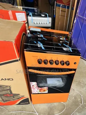Volcano Adjustable 4 Gas Burner Oven Grill 50x50 Orange