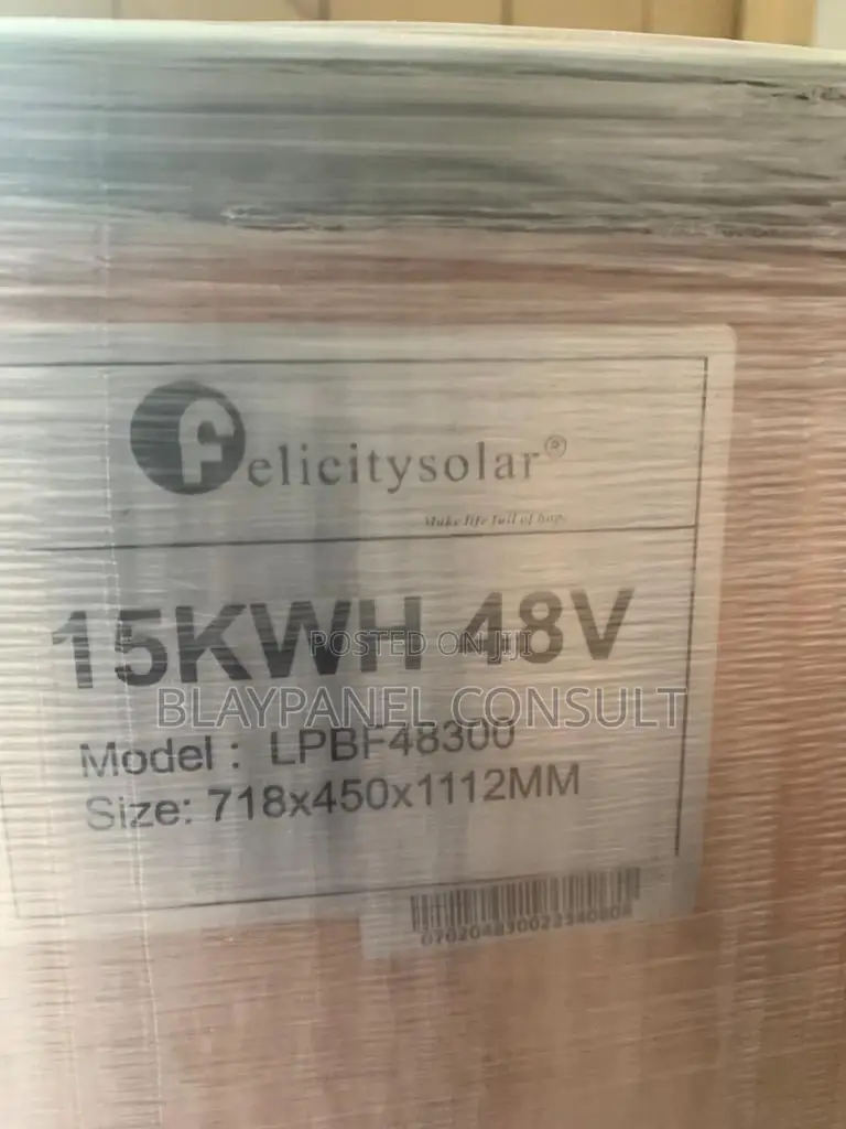 51.2v 300ah 15kwh Felicity Lithium Battery
