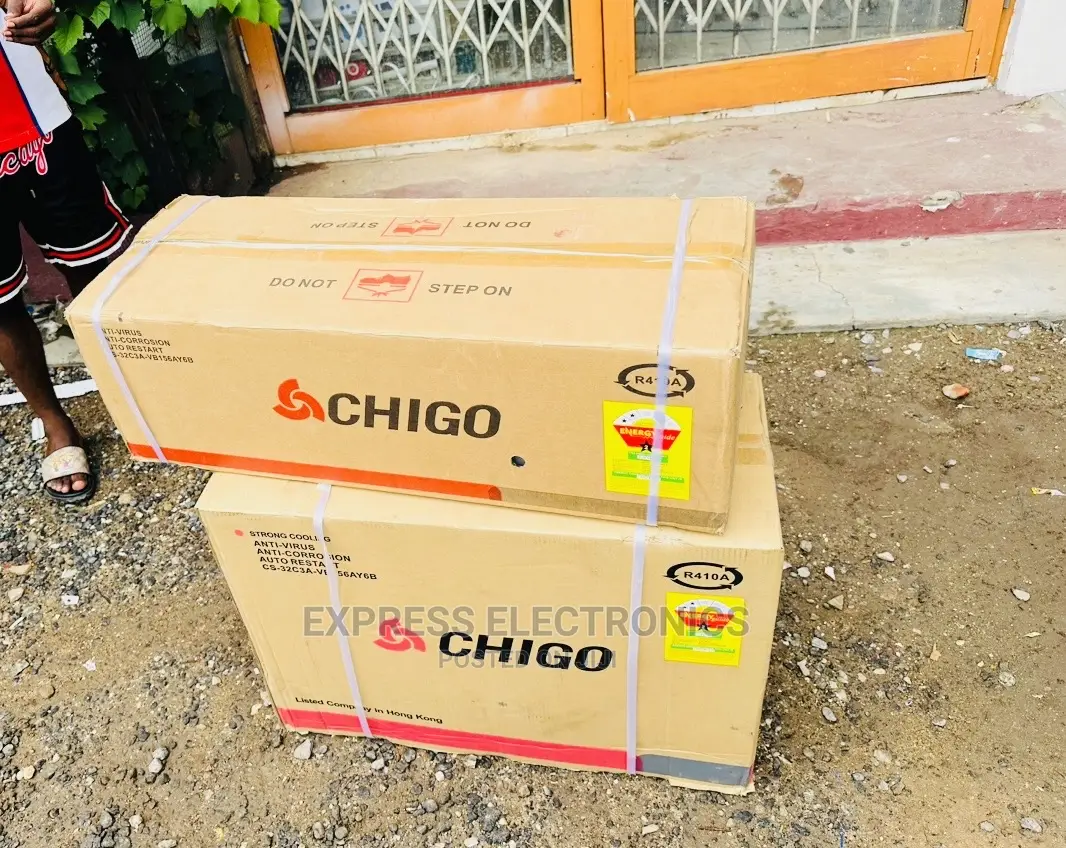 2.5hp Split R410 Gas White AC Chigo Dual Drainage System